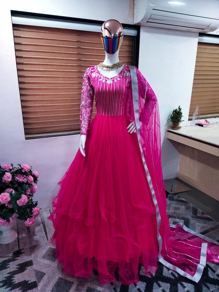 Designer Party Wear Gown Dresses for ladies