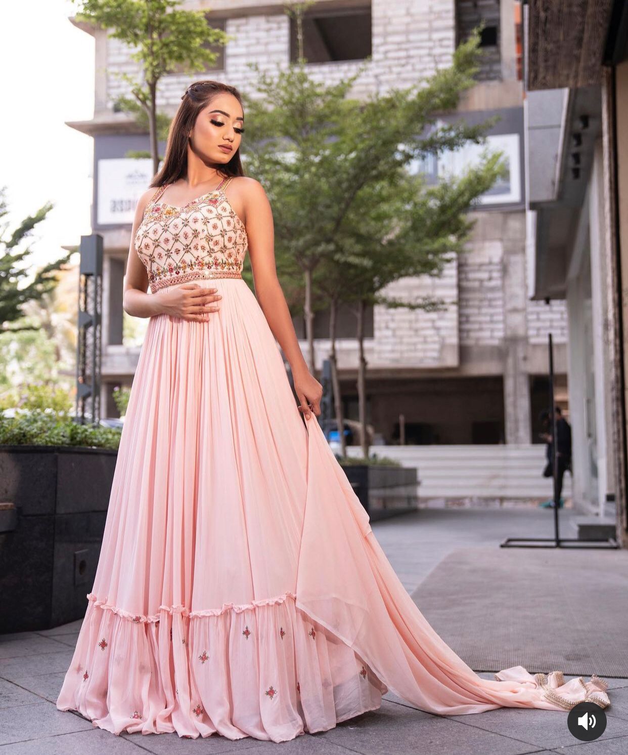 Party Wear Designer Gown Dress Online | Maharani Designer