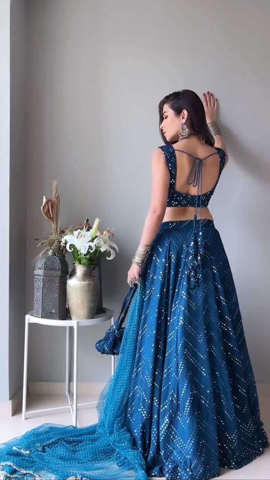 Buy Indian Designer New Style Crop Top Skirt Lehenga, Stiched Lehanga,  Fancy Lehanga Choli, Crop Top Set, Indian Wedding Dress, Free Shipping  Online in India - Etsy