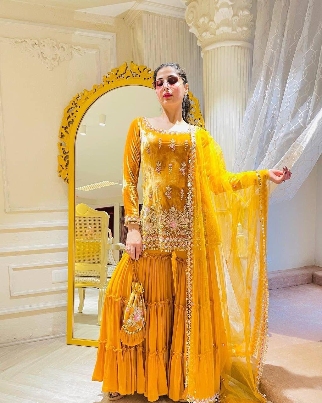Maroon Designer Modern Sharara Dress Party Wear | Sarara Dress Party Wear